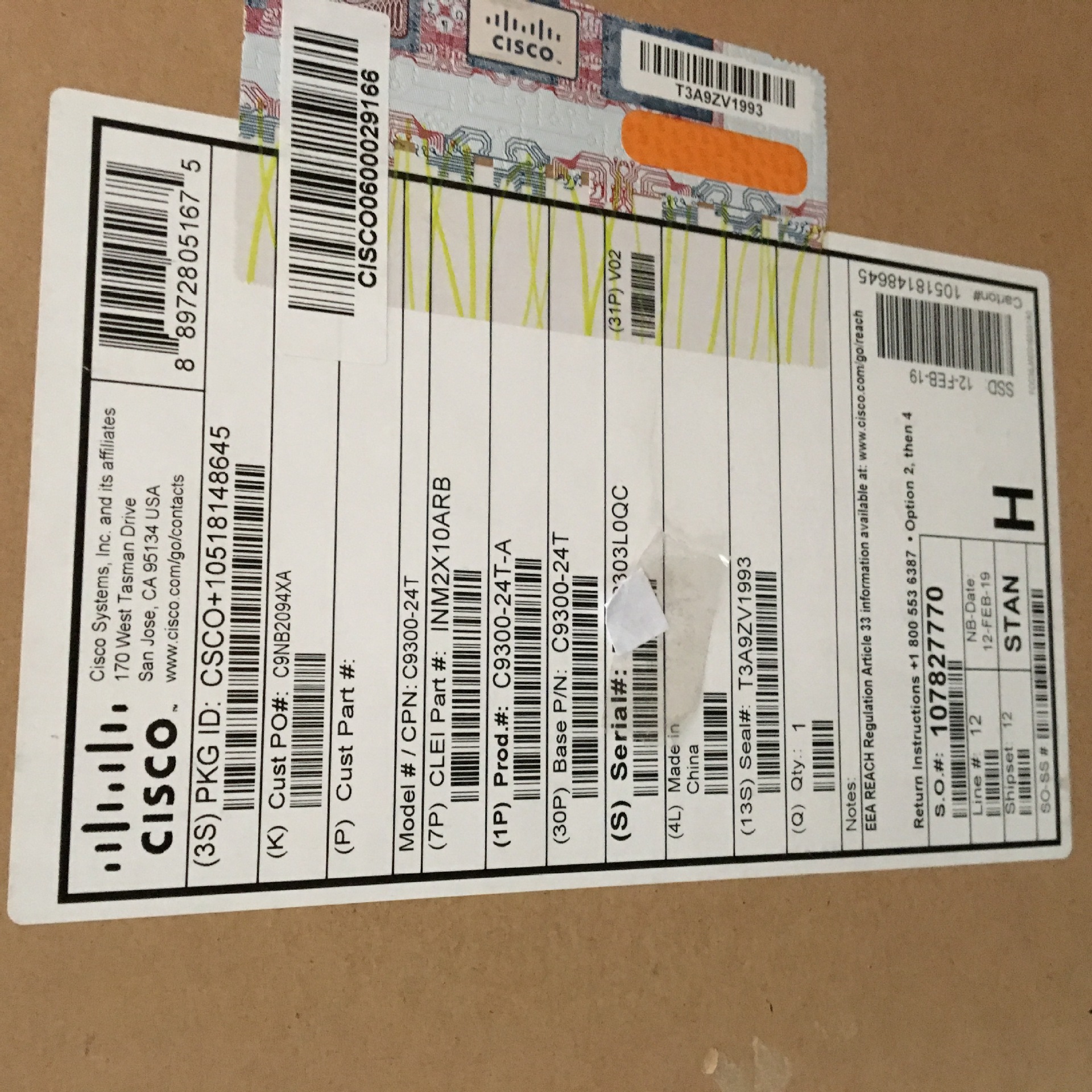 Catalyst模块化C9300-24T-A千兆24电口C9300-NM-4G交换机两年质保