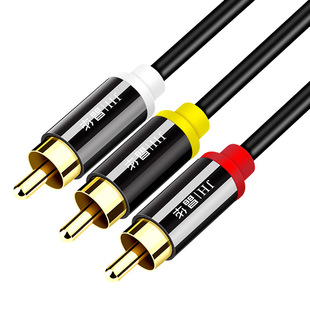 Jinghua 3RCA аудио линия 6 Lotus AV линия Аудио Видео Линия усилитель мощности ТВ кабель 3 пары 3RCA