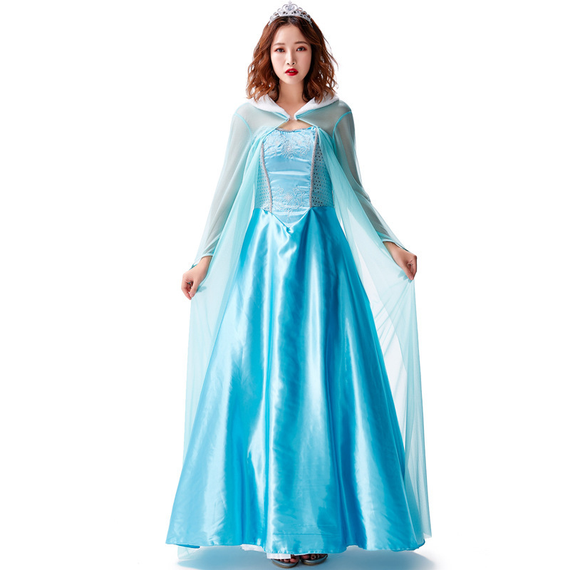 Fairy Tale Princess Skirt Export Fabric Increased Thickness Fairy Tale Otoed Role-playing Light Blue Strapless Skirt