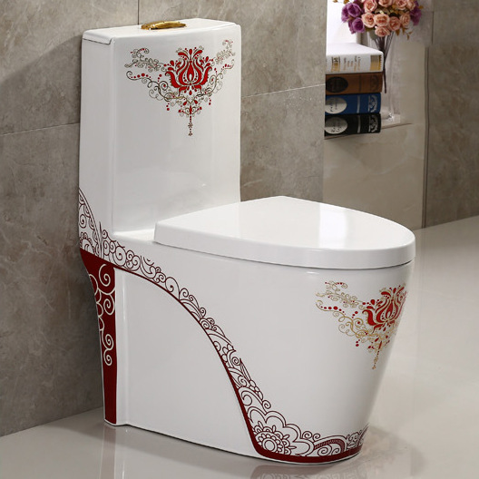 Baño inodoro hogar ultra-grande bombeo inodoro ahorro de agua color mudo color oro fábrica al por mayor image 19