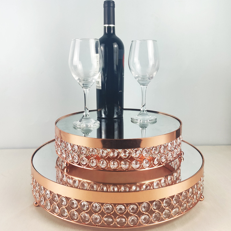 Crystal cake stand European style home decoration ornaments tea set…