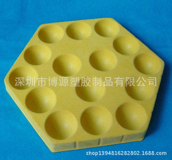 深圳厂家：供应植绒格子吸塑盒，PVC包装盒 塑料盒