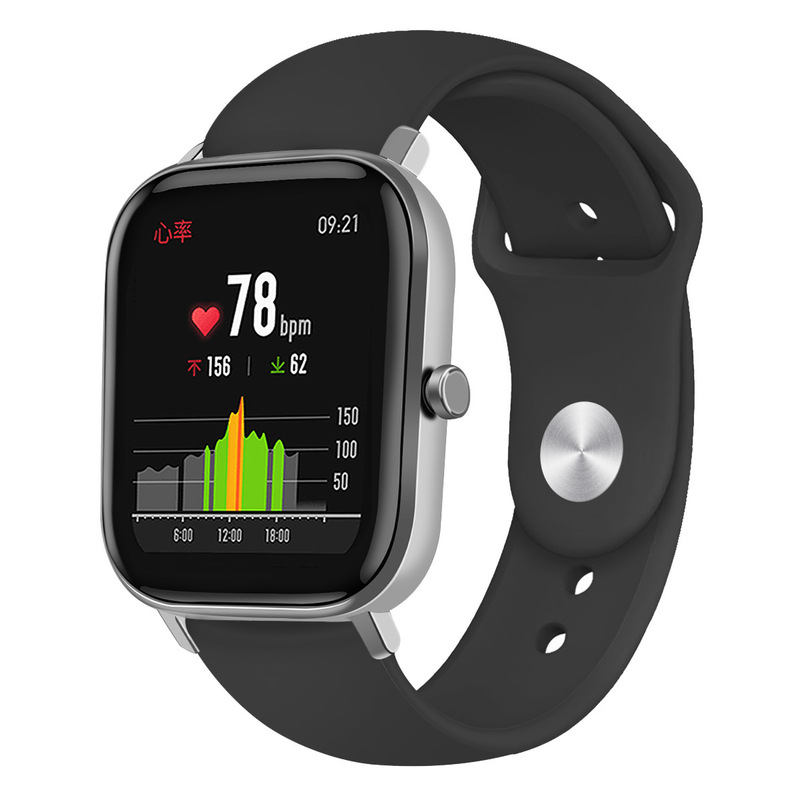 For Huami Amazfit GTS Mi Move Youth Edition Watch Bip20mm Anti-buckle Fashion Silicone Strap 18