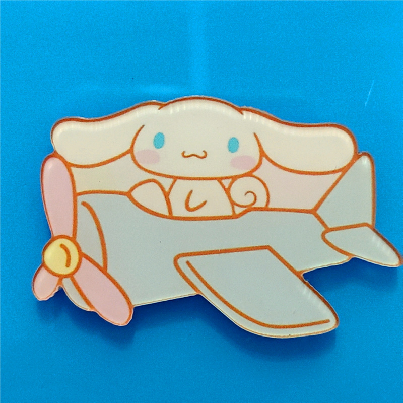 Harajuku Gemini acrílico broche de dibujos animados insignia bolsa accesorios periféricos DIY teléfono móvil Shell parche