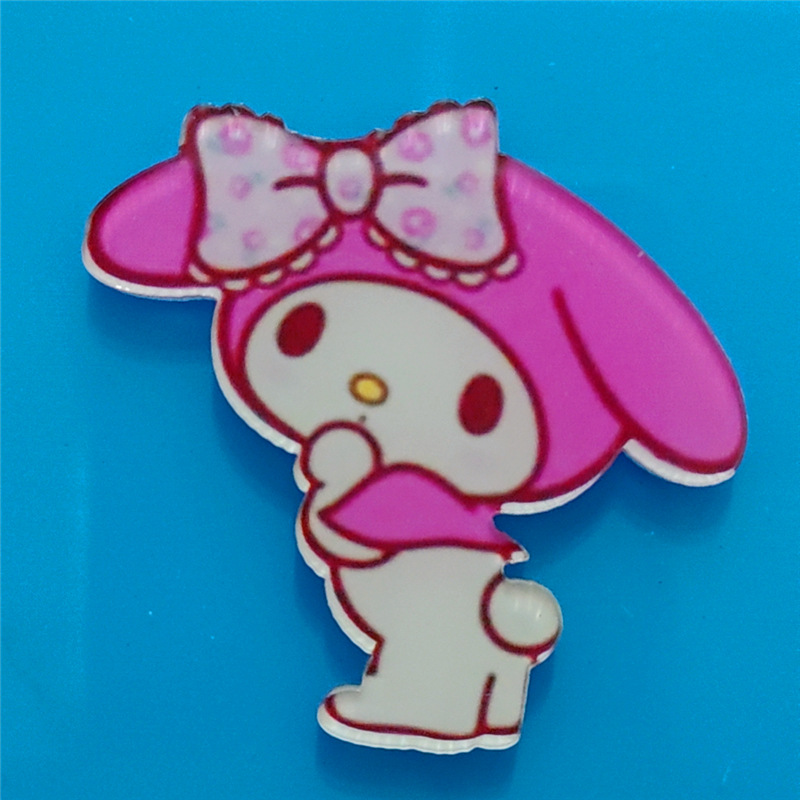 Harajuku Gemini acrílico broche de dibujos animados insignia bolsa accesorios periféricos DIY teléfono móvil Shell parche