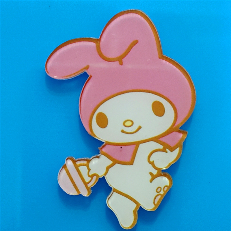 Harajuku Gemini acrílico broche de dibujos animados insignia bolsa accesorios periféricos DIY teléfono móvil Shell parche