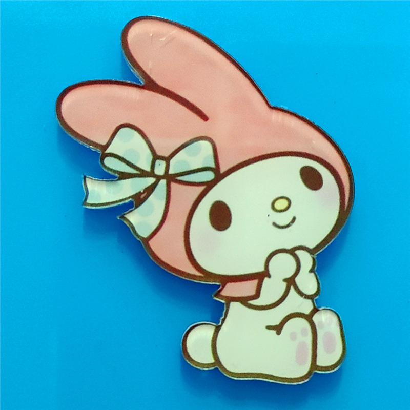 Harajuku Gemini acrílico broche de dibujos animados insignia bolsa accesorios periféricos DIY teléfono móvil Shell parche