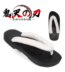 Japanese wooden clogs men's sandals Demon Slayer Kimetsu no Yaiba Imai Zenitsu Cos Nanao Butterfly Ninja Chara Tanjiro Anime 