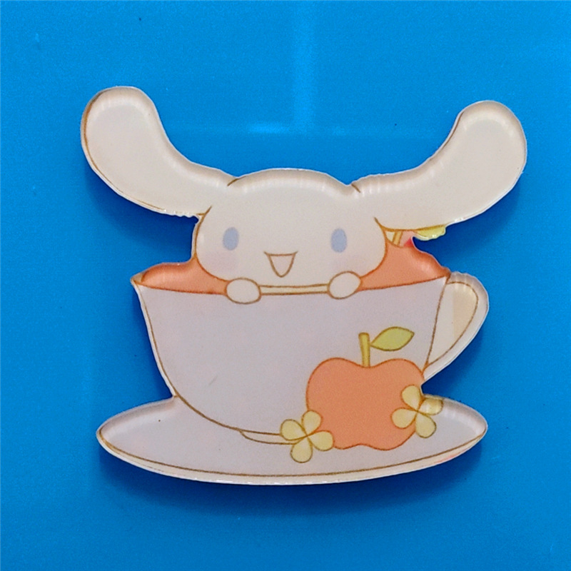 Harajuku Gemini acrílico broche de dibujos animados insignia bolsa accesorios periféricos DIY teléfono móvil Shell parche