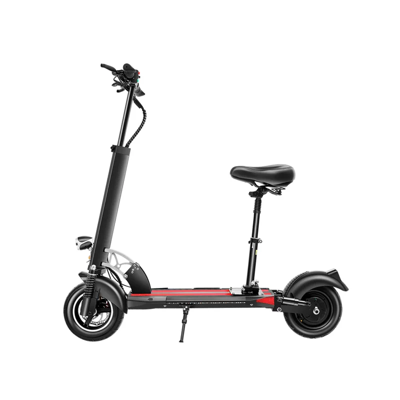 Shock-absorbing electric folding scooter, small walker for elderly, 10inch