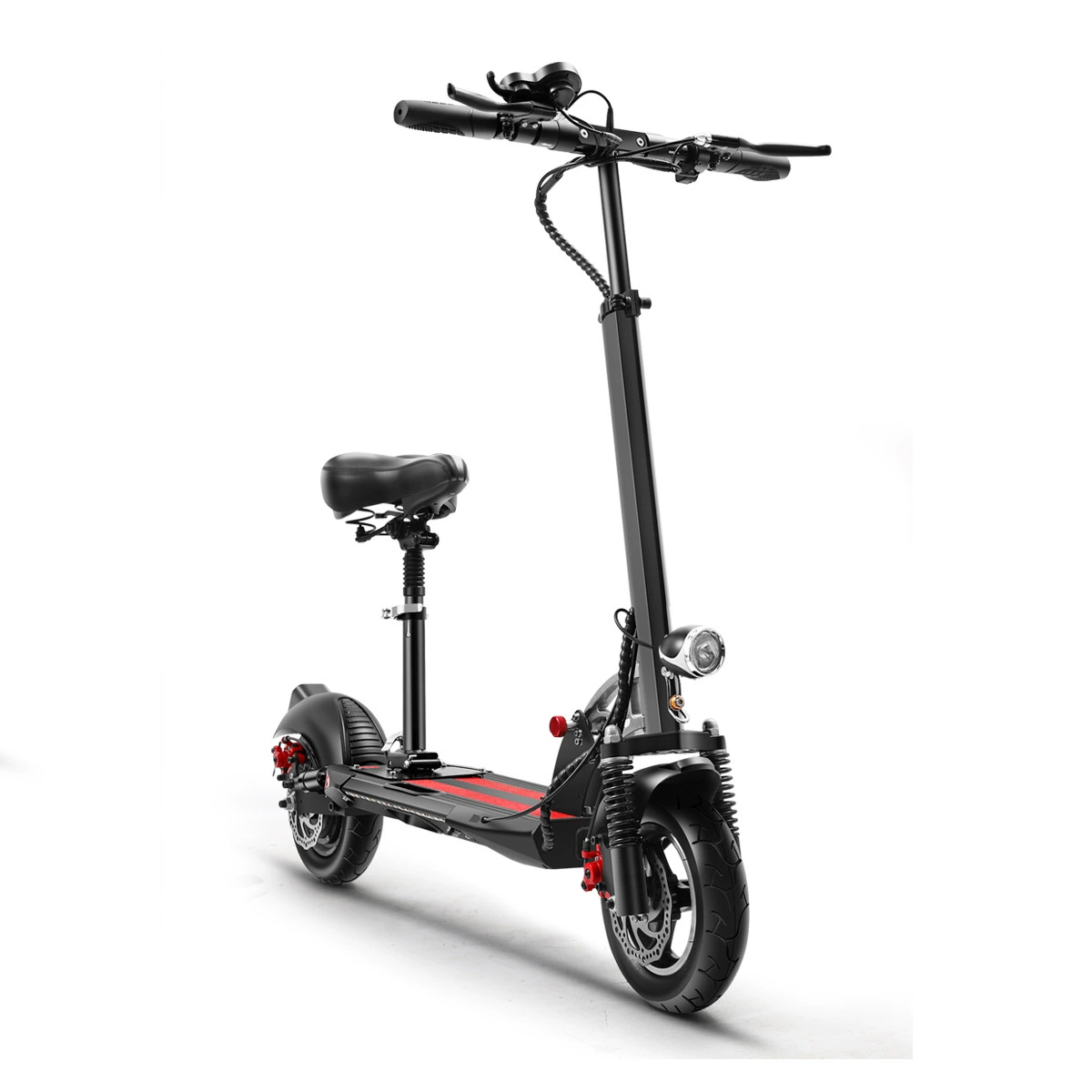 Shock-absorbing electric folding scooter, small walker for elderly, 10inch
