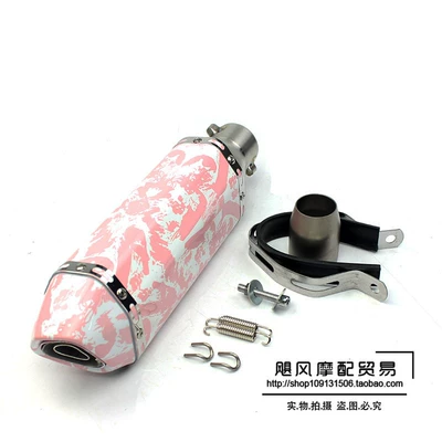 UniveRsal Ninja 250 Huanglong – Motorcycle exhaust pipe - small-hexagonal-pink-girl