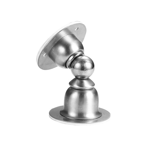 Non-punching stainless steel door suction bathroom door anti-collision door stop strong magnetic suction door holder wall and floor dual-use small clock door suction