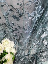 2023春夏 電腦綉花網布綉花網紗面料 高端精品服裝連衣裙面料直銷