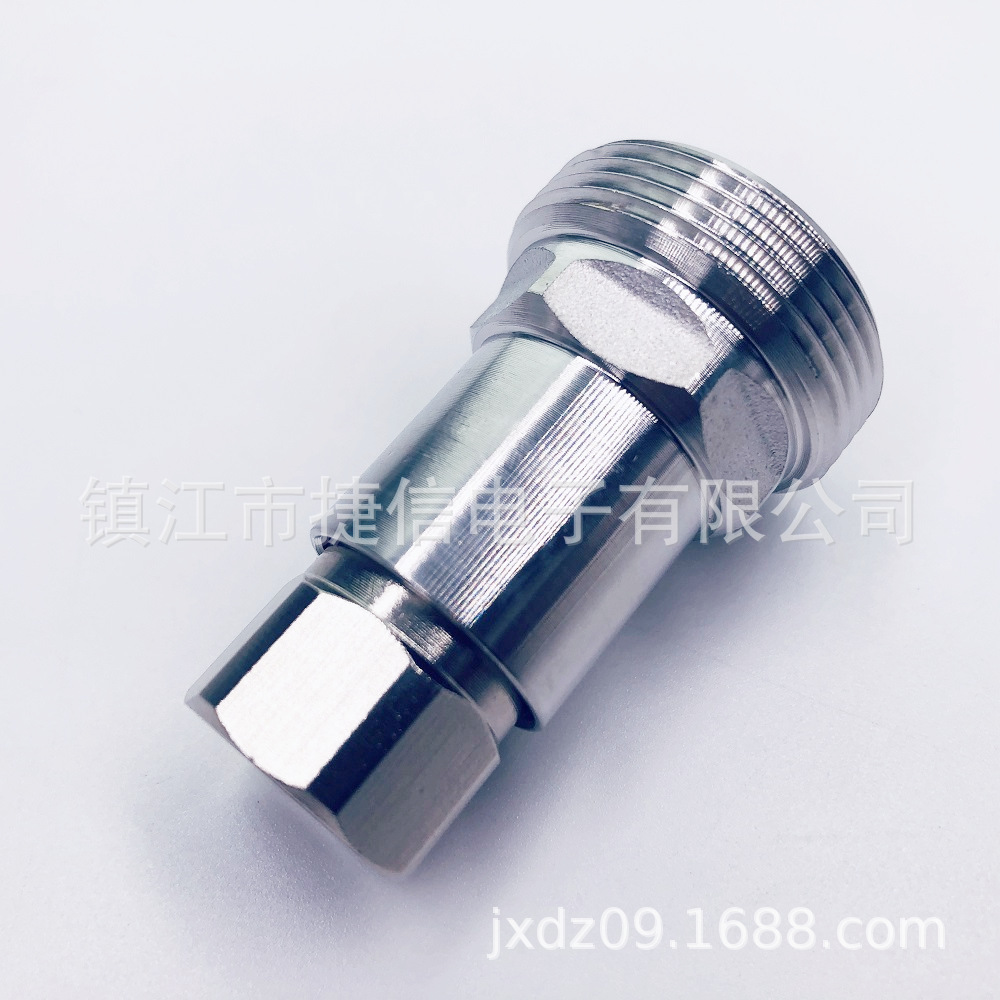 DIN-K1/2S超柔接头  DF-1/2S超柔接头  7/16-K1/2S超柔连接器