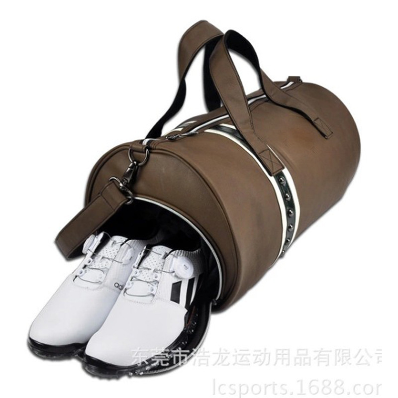 Pu bolsa de ropa de golf conveniente bolsa de zapatos transpirable a prueba de polvo bolsa de viaje portátil de gran capacidad de ventas directas de la fábrica al por mayor