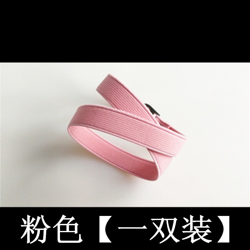 Listo para usar tacones altos anti-caída talón vinculante cordones de los zapatos de las mujeres Cordones elásticos sin tacón con cordones elásticos todo partido