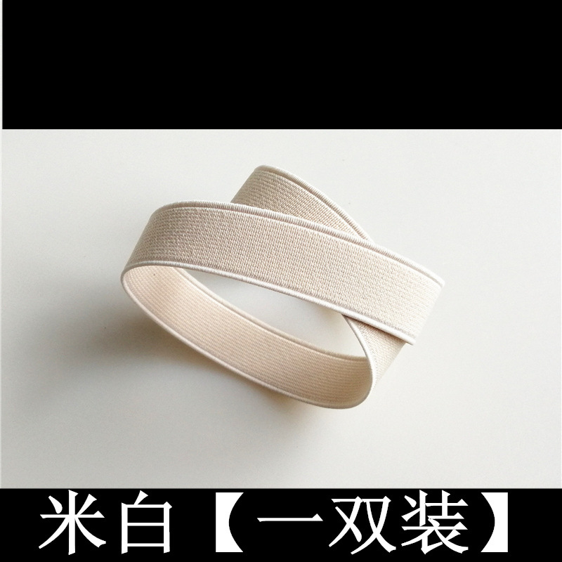 Listo para usar tacones altos anti-caída talón vinculante cordones de los zapatos de las mujeres Cordones elásticos sin tacón con cordones elásticos todo partido