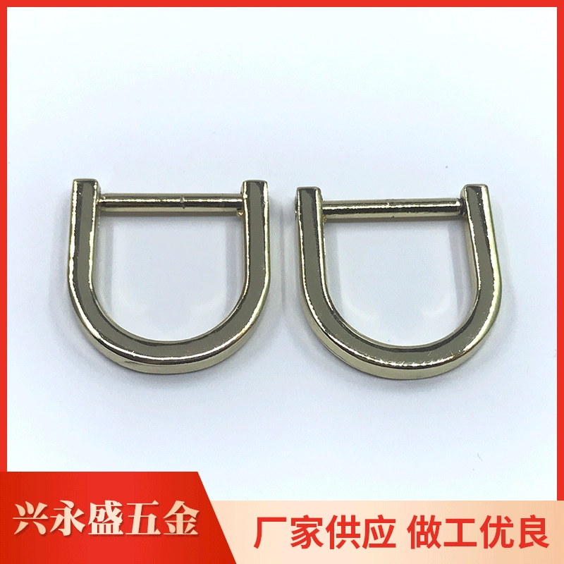Производители оптом литье под давлением металла D-образное кольцо Пряжка съемный винт dbuckle сумка аппаратные аксессуары цинковый сплав D-пряжка