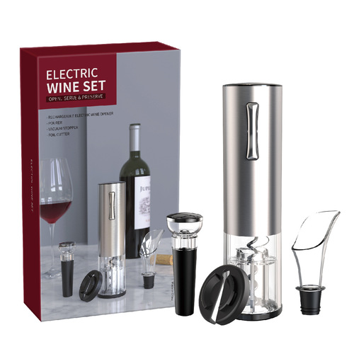 Rechargeable electric wine bottle opener wine bottle opener fully automatic wine set can print LOGO