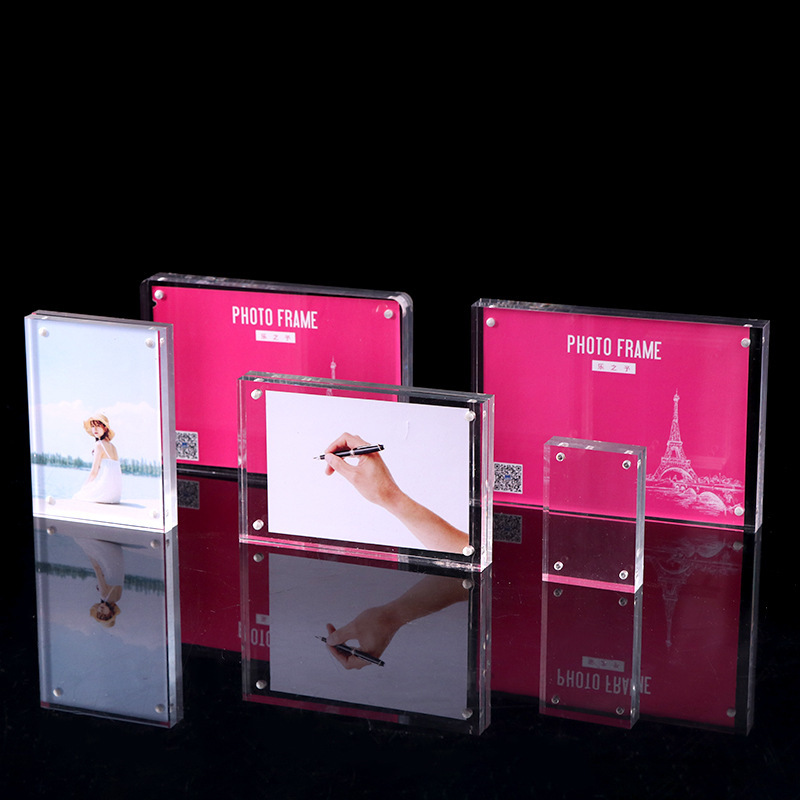 Acrylic Photo Frame Table 68inch A4 Strong Magnetic Transparent Crystal Stand Table Card Picture Mirror A4 Certificate Certificate Frame Acrylic Photo Frame Table 68inch A4 Strong Magnetic Transparent Crystal Stand Table Card Picture Mirror A4 Certificate Certificate Frame