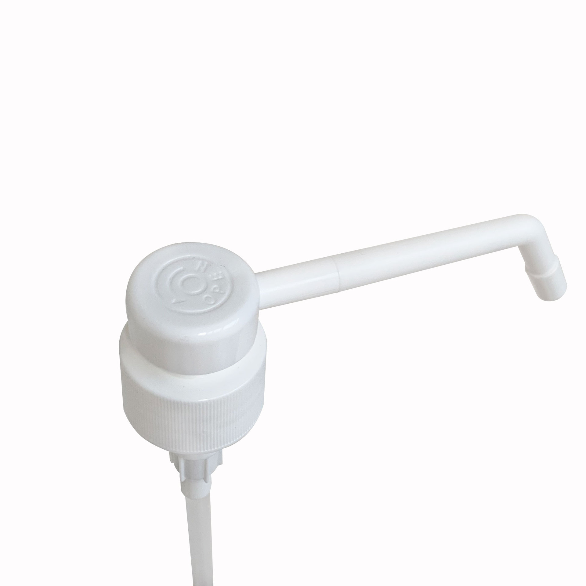 24/410洗手液长杆喷雾塑料泵头 长嘴凝胶长臂泵头 凝胶泵头