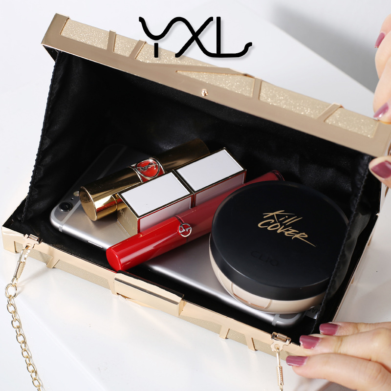 Cruz-frontera creativa PU malla hueca pequeña bolsa cuadrada bolsa de banquete Bolsa De noche Socialite vestido de fiesta embrague bolsa de boda