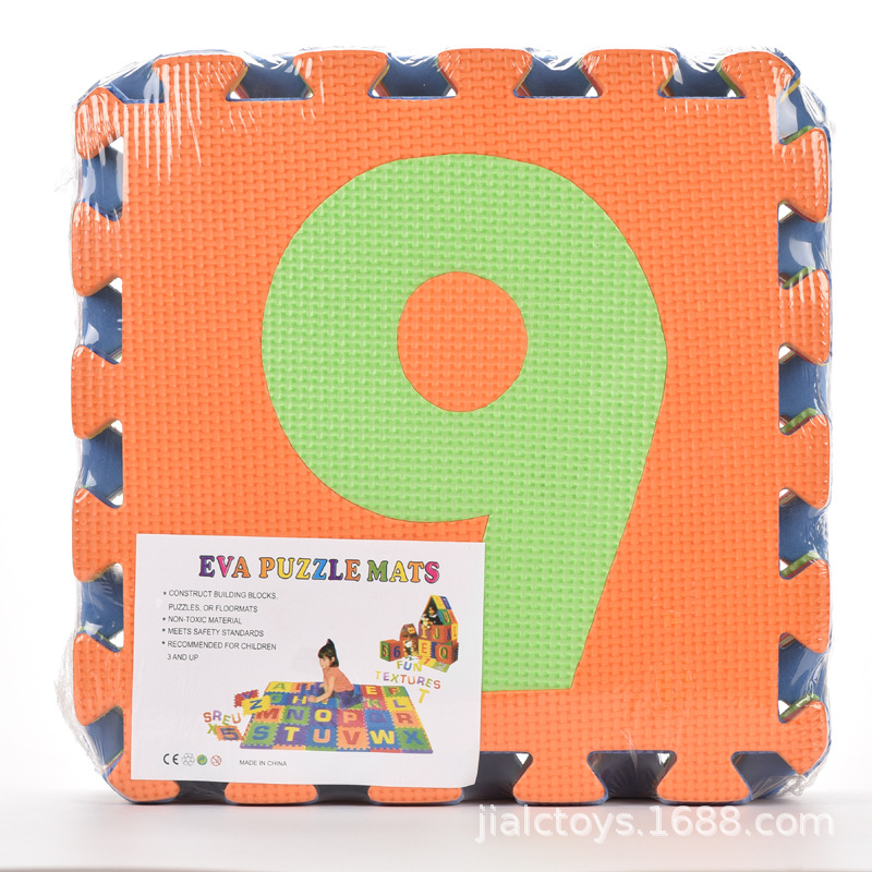 Tapete de Gateo Encastrable de EVA, 10 Piezas, Antideslizante e Impermeable