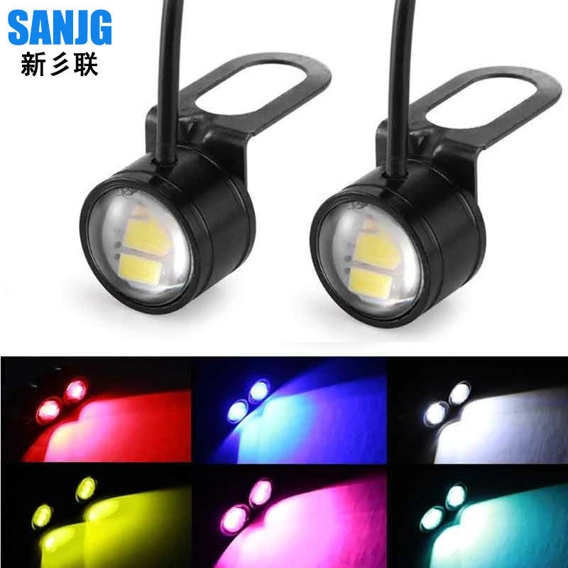 Motorcycle Eagle Eye Ghost Light refit light accessories Eagle pedal LED mirror front flash 5630 3smd