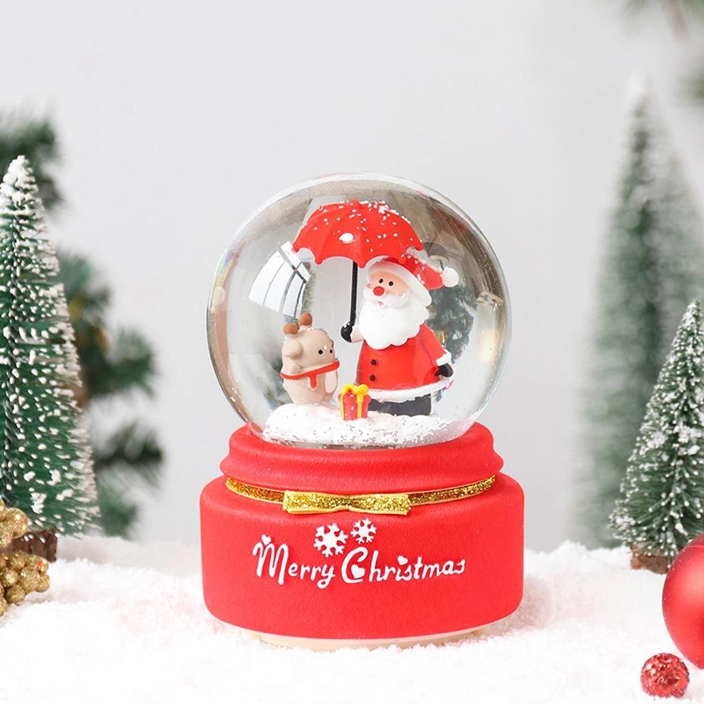 map custom Santa Claus crystal ball ornaments holiday decorations snowflake ball ornaments resin crafts