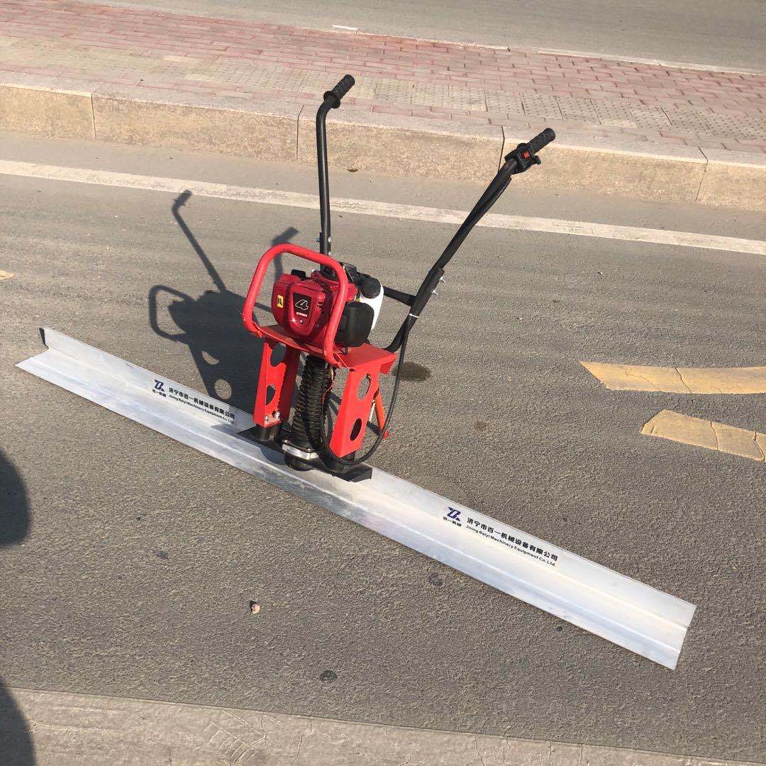 百一牌小型手扶震动尺 3米混凝土振平尺报价