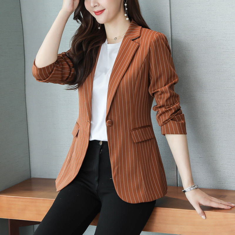 Internet celebrity small suit jacket for Women 2020 Spring and Autumn New Korean style slim fit professional jacket short women's suit wholesale
