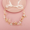Organic elite hair accessory from pearl suitable for photo sessions, evening dress for bride, hairgrip, headband