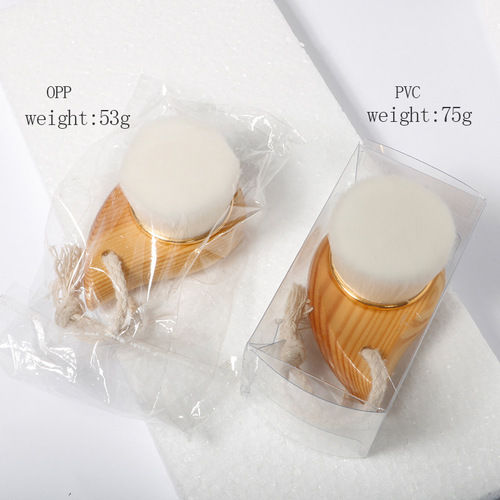Cross-border hot selling Amazon wooden handle face wash brush beech handle bamboo handle wooden manual face wash brush can be shipped on behalf of