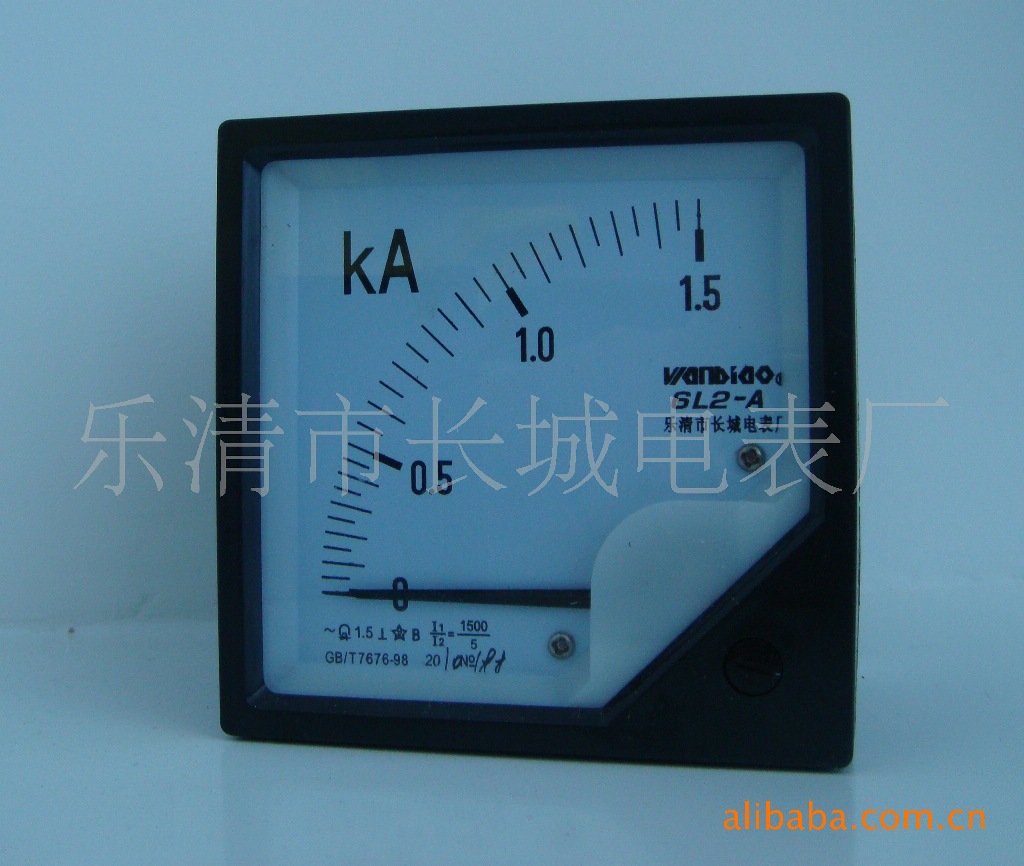 供应长城电表厂 6L2  1500/5 交流电流表 指针式