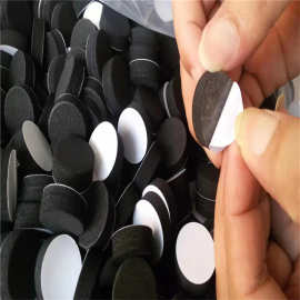 单面自粘eva泡棉胶垫eva垫圈eva垫片圆形方形防滑eva脚垫带背胶