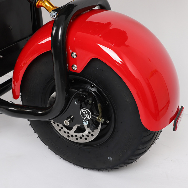 Dual wheel walker for elderly