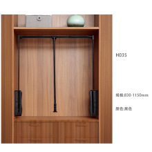 厂家直发升降衣架下拉式挂衣杆 升降阻尼缓冲款衣柜拉杆挂衣器