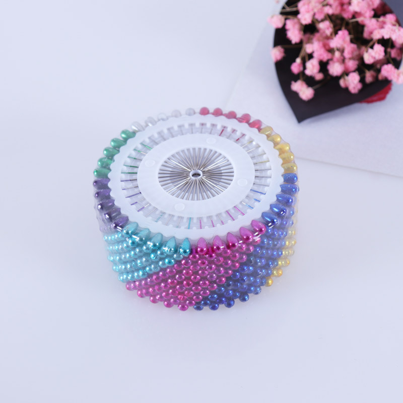 Disco Perla aguja flor azul ramo Perla aguja color blanco perla pin flor ramo material