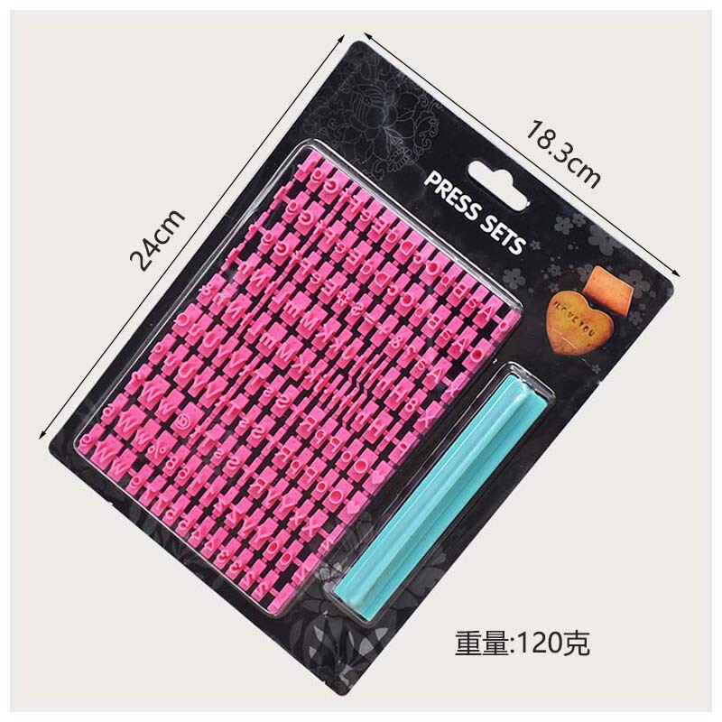 DIY baking tools digital alphabet stamp biscuit die cake baking cookies letter touch tool DIY baking tools digital alphabet stamp biscuit die cake baking cookies letter touch tool