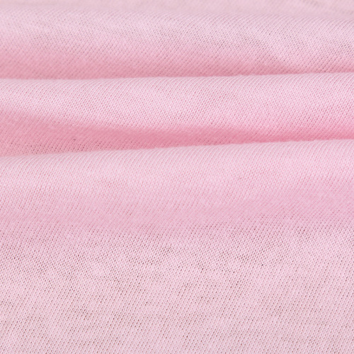 100% combed cotton interlock knit fabric for seamless T-shirt and bodysuit lining with edge finishing