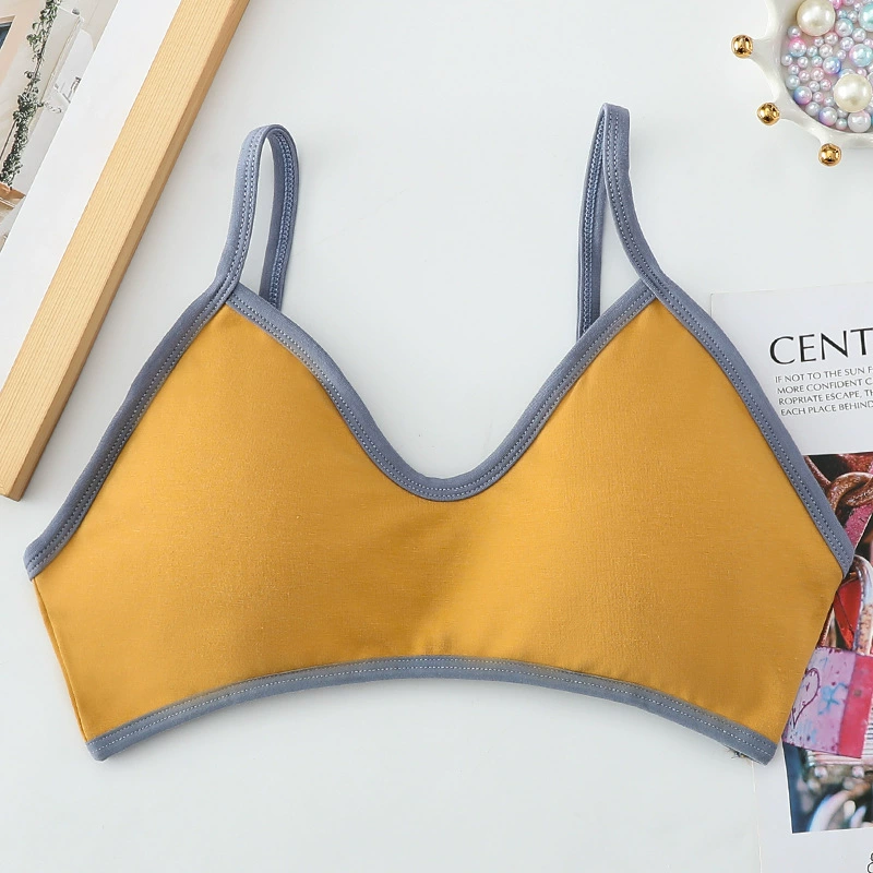  underwear, хлопковая майка, эластичная трубка топ, спортивный бюстгальтер, эффект подъёма