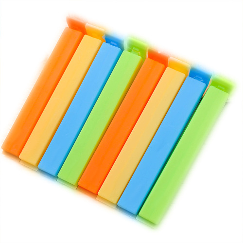 Creative candy color sealing clip plastic bag sealing clip fresh snack food clip tea sealing clip