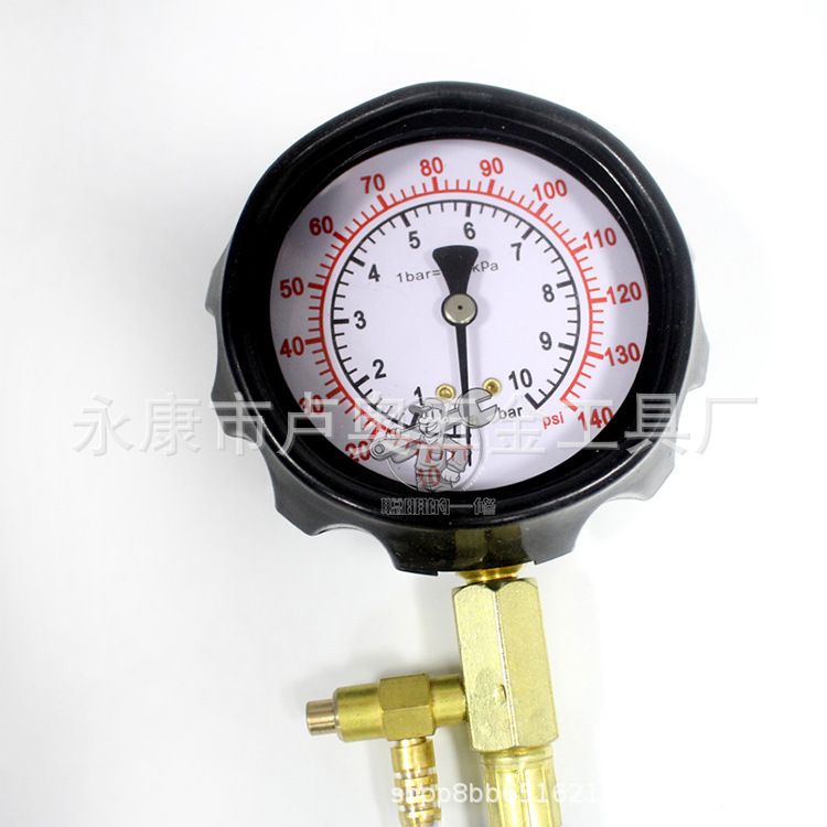 Medidor de presión de detección de combustible del coche medidor de presión de aceite de inyección de combustible detector de reparación de automóviles medidor de presión de gasolina TU-114