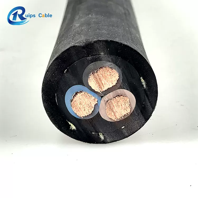 耐弯曲NSSHOEU-O/J 0.6/1kV重型柔软港口码头矿石机械设备电缆