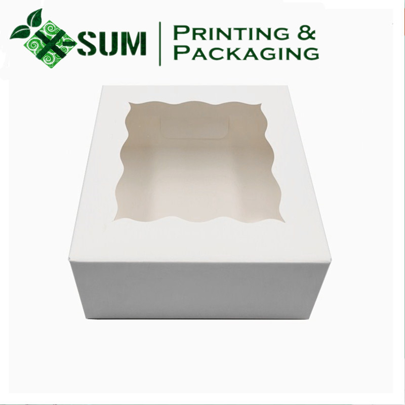 现货纸杯蛋糕甜品打包盒饼干包装蛋糕盒马芬盒一次性打包盒4，6,