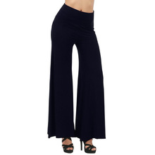 美骆诗速卖通ebay外贸款原单欧美女装休闲高腰裤阔腿长裤打底裤女