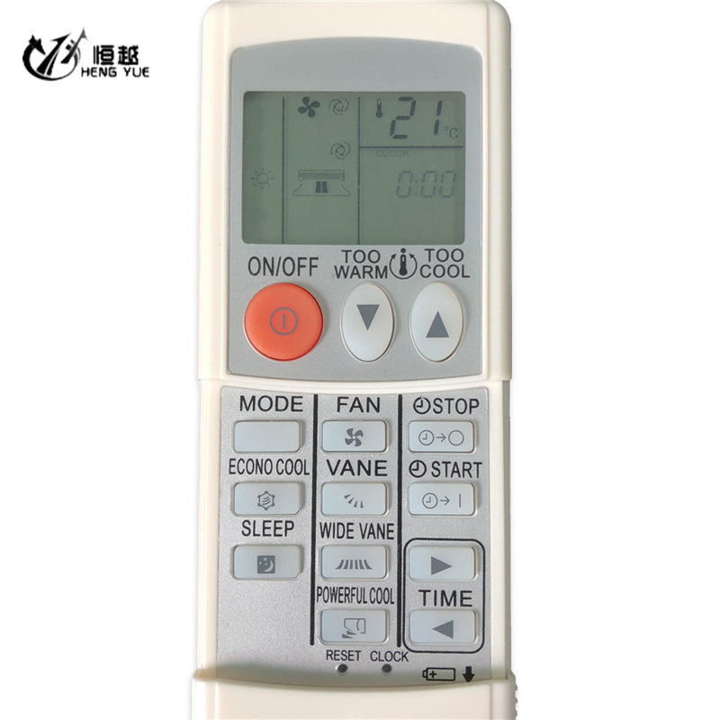 Factory Direct English air conditioner remote control suitable for Mitsubishi air conditioner remote control KD06ES pass KM09A KM09