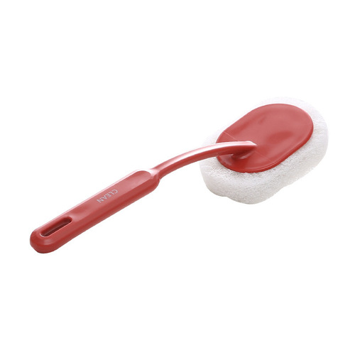 Bathroom long-handled sponge wiper brush wall cleaning brush bathtub sponge brush floor tile brush sponge scouring pad