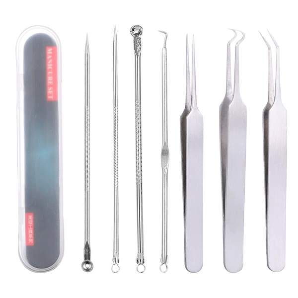 Four -piece set+curved mouth+oblique mouth+pointed mouth+box